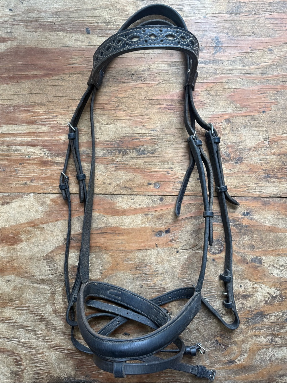 Bobby’s English Tack draft bridle